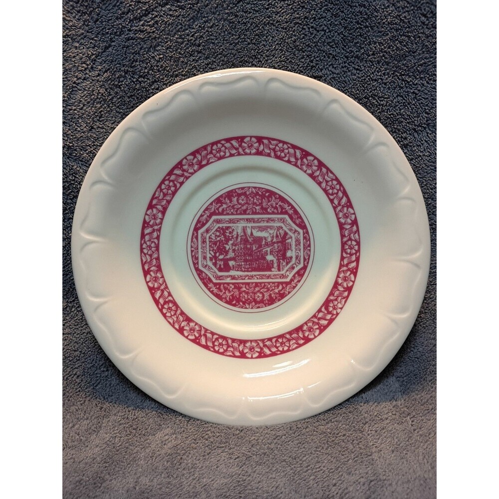 Vintage German Porcelain Saucers (3),Heinrich For Rudesheimer Kaffee, 6.5” - Picture 6 of 13